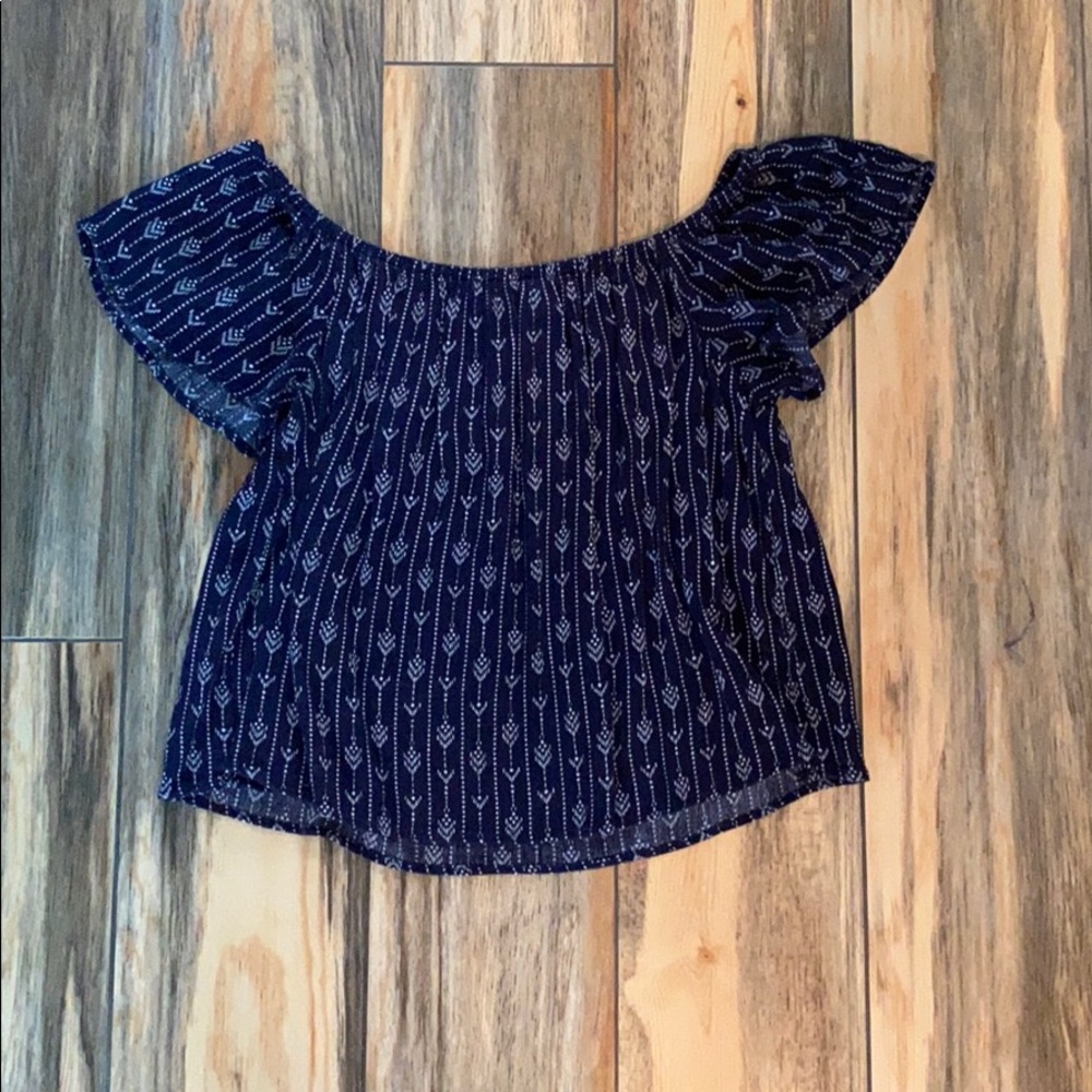 off the shoulder elastic top